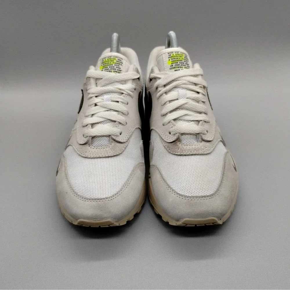 Nike Air Max 1 Ironstone Mens Size 7 Athletic Sneakers Tan‎ Running Athleisure